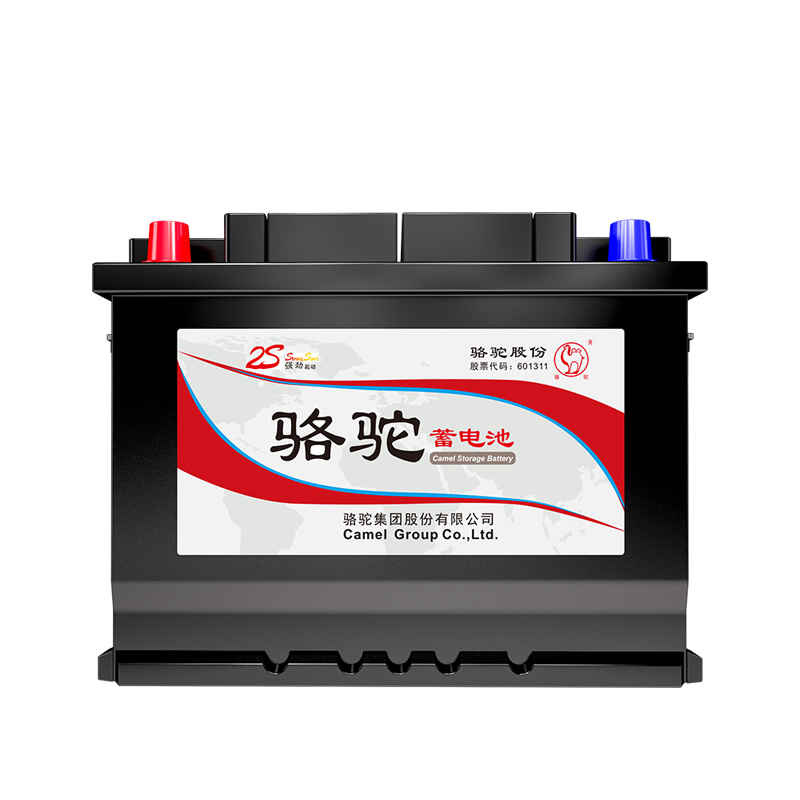 骆驼6-QW-200蓄电池适用于货卡车船舶后备电源汽车免维护电瓶高清大图