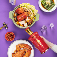 潭酒 红潭酱酒2022版酱香型白酒53度坤沙粮食酒500ML*3送礼礼盒装