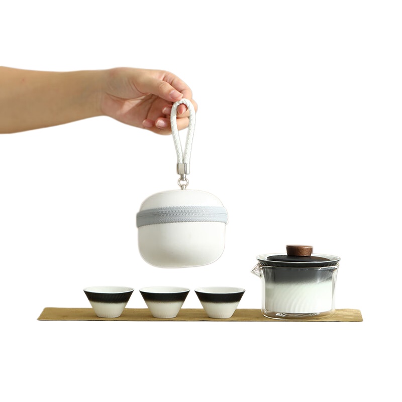 好来宝 旅行茶具一壶3杯 HLB-CJ009