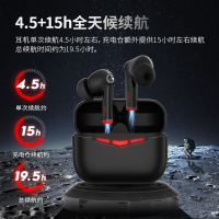 漫步者(EDIFIER)HECATE GM3真无线蓝牙耳机[低延迟]入耳式游戏音乐耳麦防尘防水 适用黑鲨红魔华为 黑色