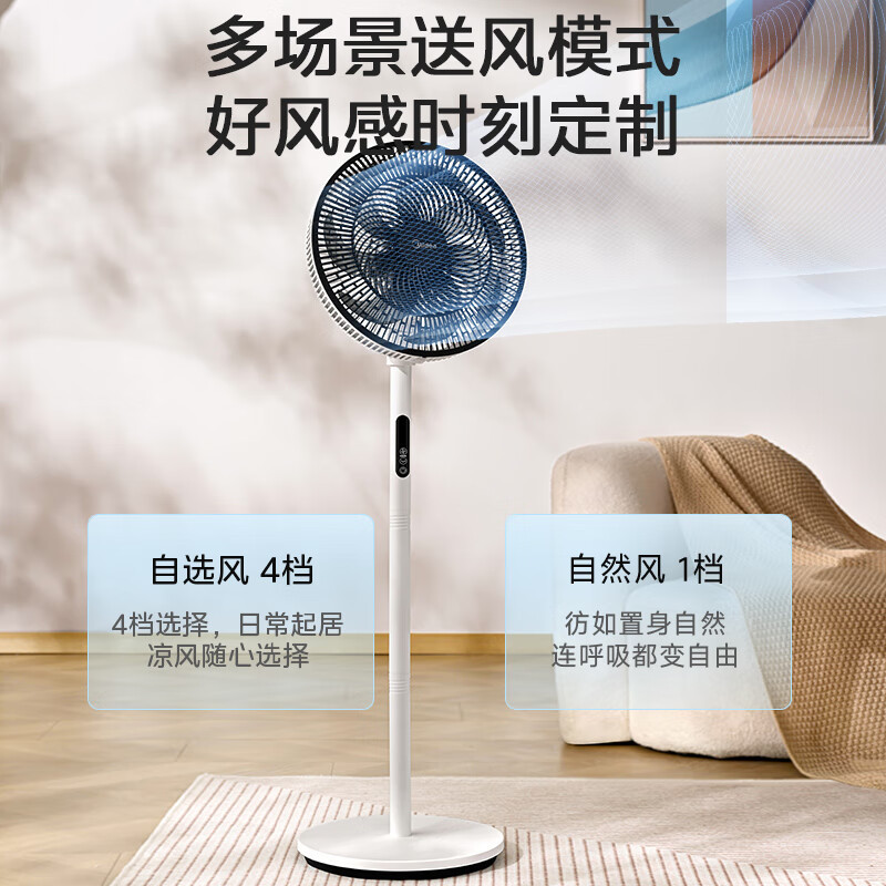 美的(Midea)电风扇SAH35BJD落地扇家用音静强力大风台立两式小型遥控卧室风扇SAH35BJD高清大图