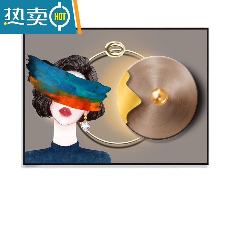 敬平电表箱装饰画免打孔现代简约配电箱轻奢挂画遮挡箱电闸箱客厅墙画装饰画高清大图