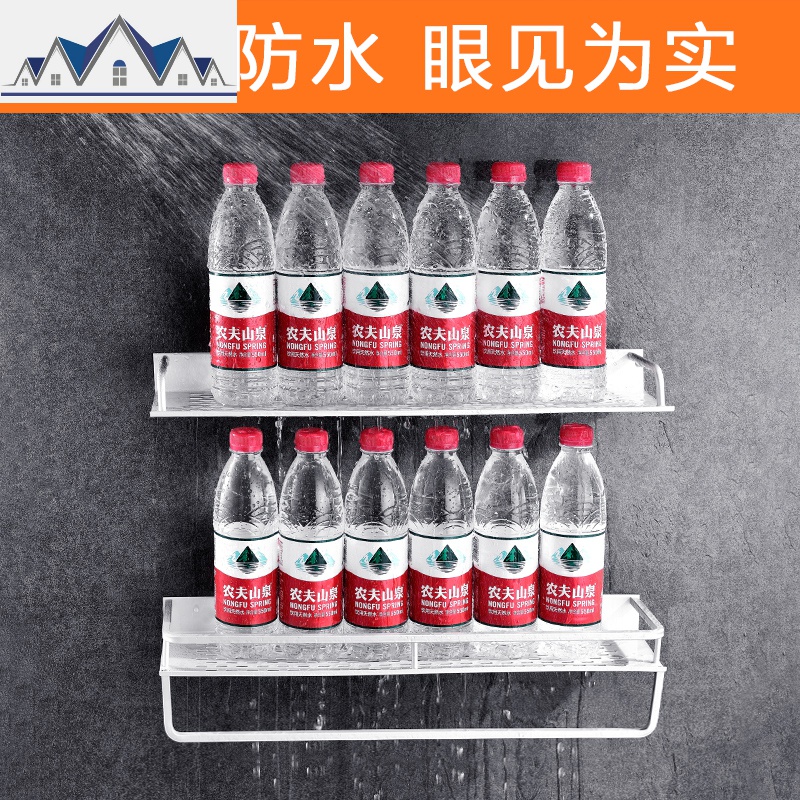 免打孔厨房置物架壁挂式收纳调料架子家用大全墙上调味品挂件 三维工匠高清大图