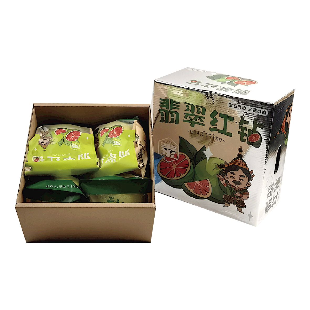 果滋美翡翠红钻泰国青柚4头/箱共4.5kg/盒