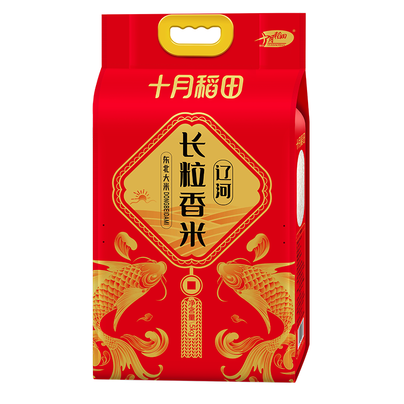 十月稻田(SHIYUEDAOTIAN) 东北大米辽河长粒香5kg高清大图