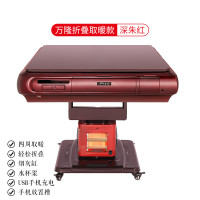 2020新款麻将机全自动家用电动可折叠过山车四口餐桌两用静音机麻将机卓妈妈 WL折叠餐桌取暖款深朱红（包送货到家-包上楼）