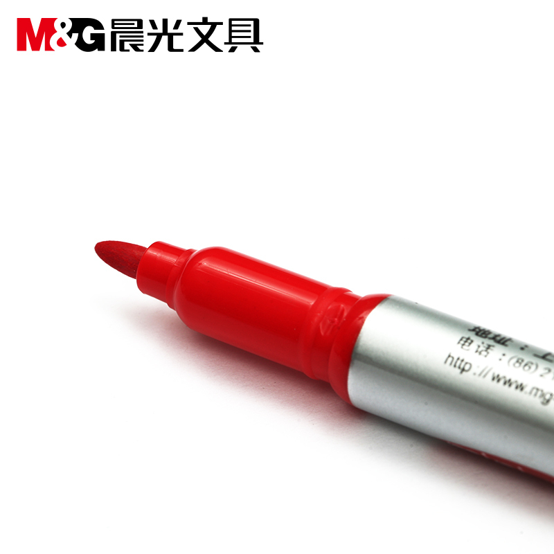 晨光AWM25602小白细头可擦性白板笔(12支/盒)
