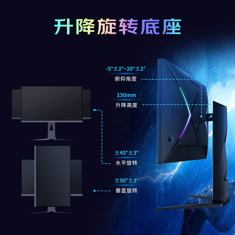 优派(ViewSonic)27英寸2K电竞显示器VX2781-2K-PRO-5