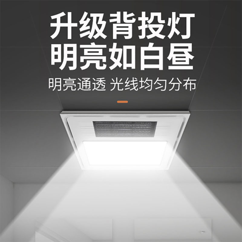 奥克斯A016-E21卫生间风暖换气扇照明一体三合一浴室暖风换气扇