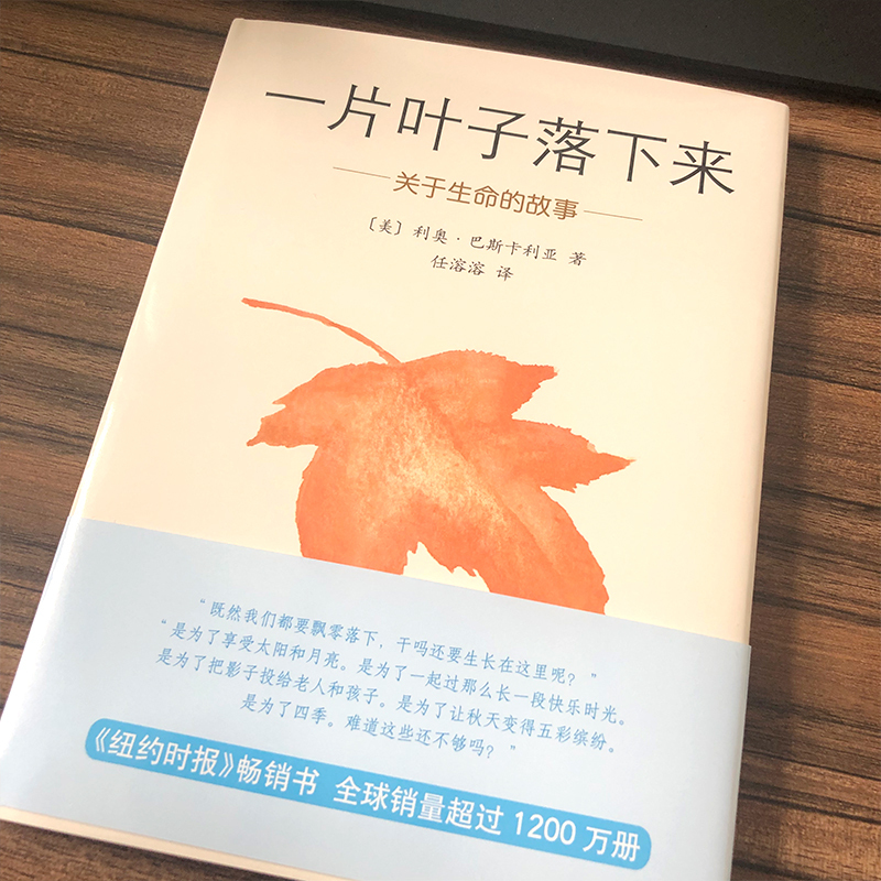 [正版]一片叶子落下来绘本原版四年级小学生儿童读物6-7-8-10-12岁课外书4年级少儿书籍利奥·巴斯卡利亚著任溶溶