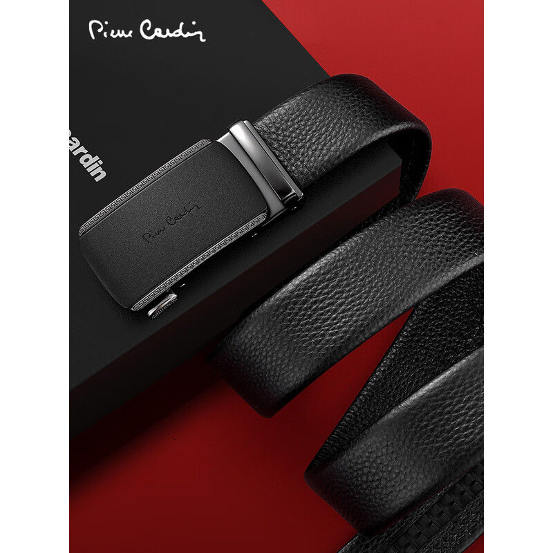皮尔卡丹(pierre cardin)新款休闲男式自动扣皮带 W43814231-6A高清大图