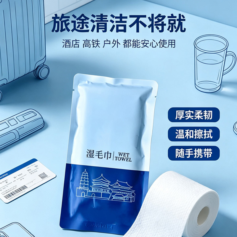 耀豪坤 一次性小毛巾 YHK26811-1 条高清大图