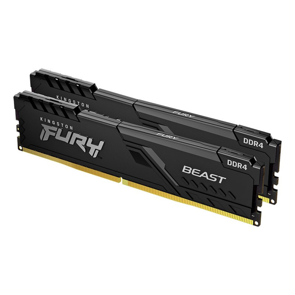 金士顿fury 64gb(32g×2)套装 ddr4 3200 内存条 beast野兽系列骇客神