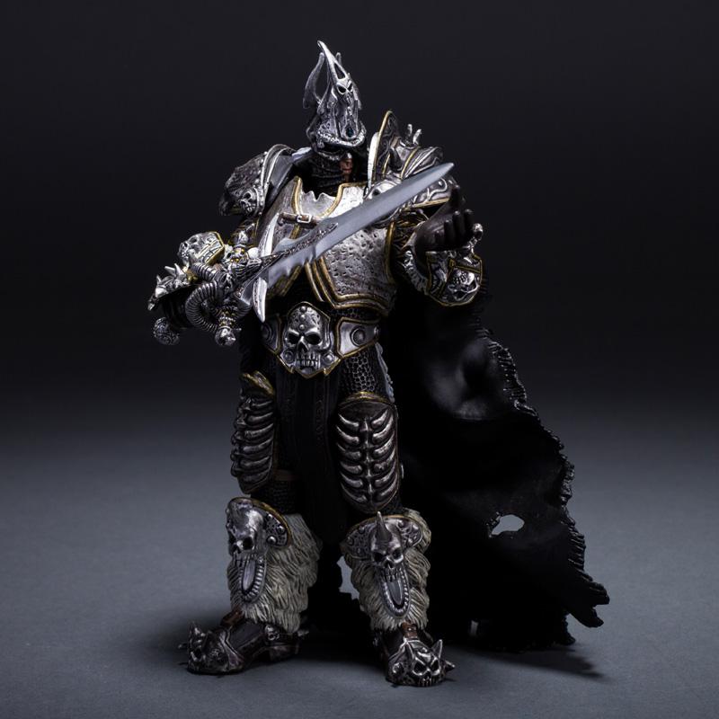 WOW魔兽手办恶魔猎手女王巫妖王伊利丹怒风摆件公仔模型周边 娜迦女王蛇女26cm 魔兽精品(售出不退不换)高清大图