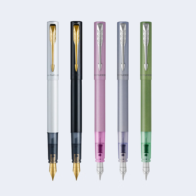 派克(PARKER)威雅XL幻夜黑 墨水笔+星辰大海礼盒套装高清大图