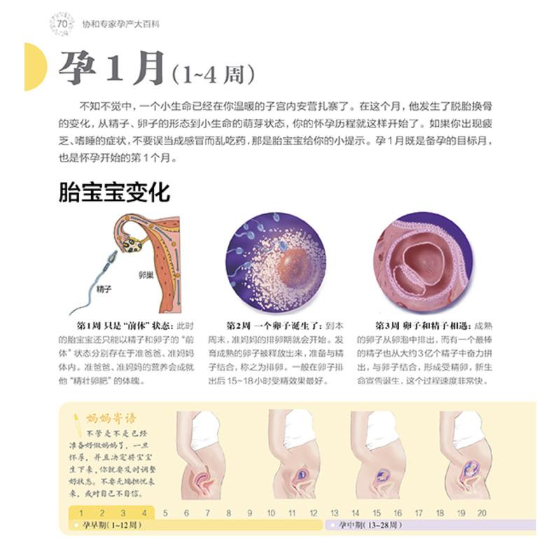 [友一个正版]协和专家孕产大百科 孕期书籍大全 怀孕书籍 孕妇书籍大全 怀孕期 备孕书籍 胎教书籍 胎教故事书 瘦孕高清大图