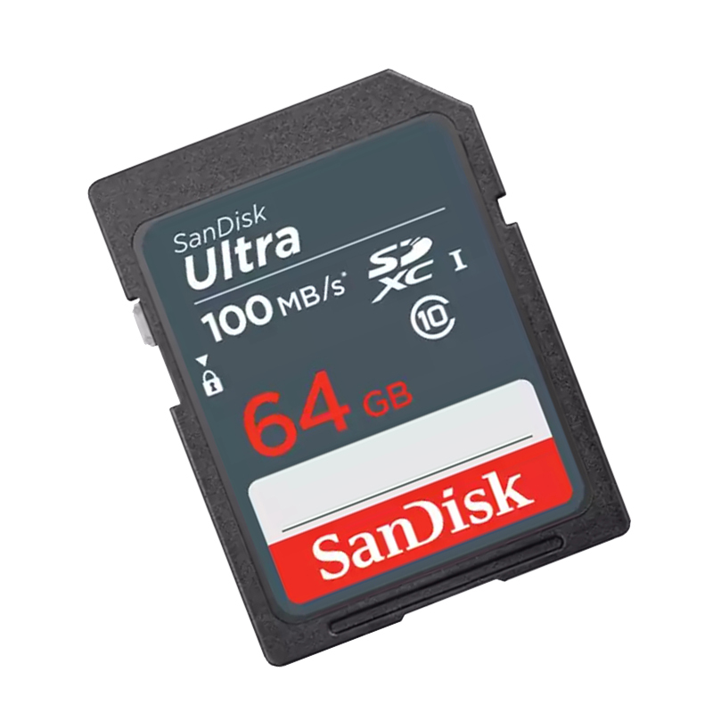 [免邮]闪迪(SanDisk)SD卡64G class10高速存储卡单反微单数码相机内存卡读取100MB/s