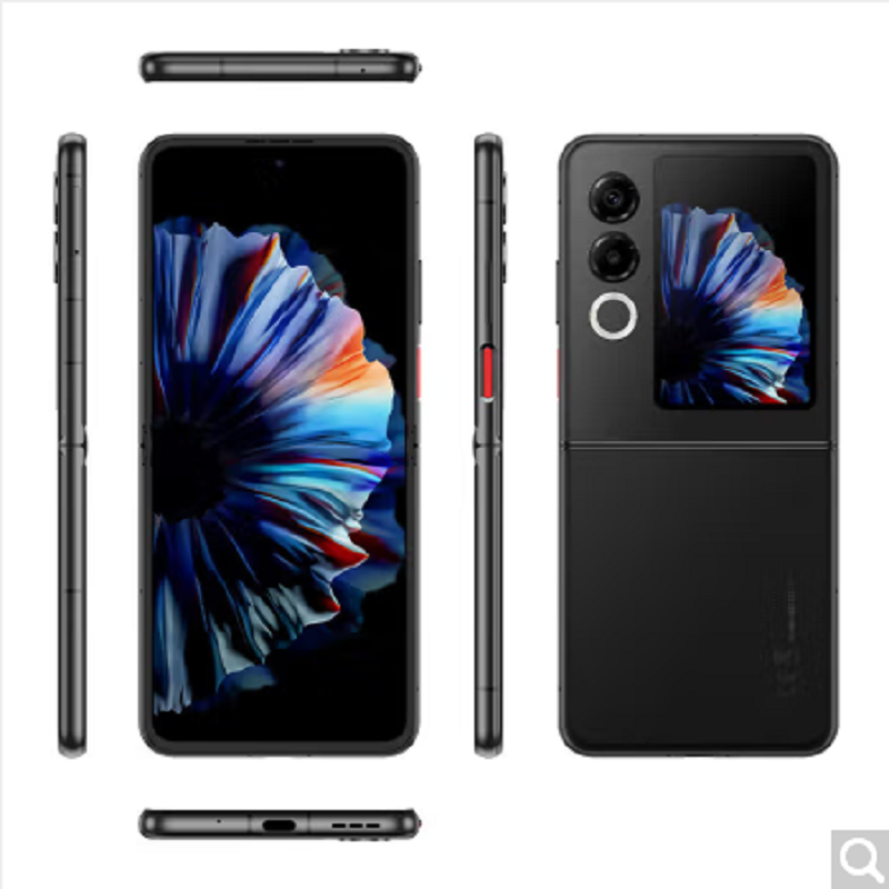 努比亚(nubia)努比亚 Flip 2 5000万后置双摄 全视角悬停摄影 轻薄5G拍照AI小折叠屏手机 雪钻白 12GB+512GB Flip2高清大图