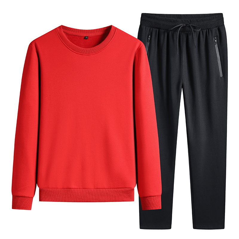 徽润和运动套装加绒卫衣卫裤套装 HY74 套高清大图