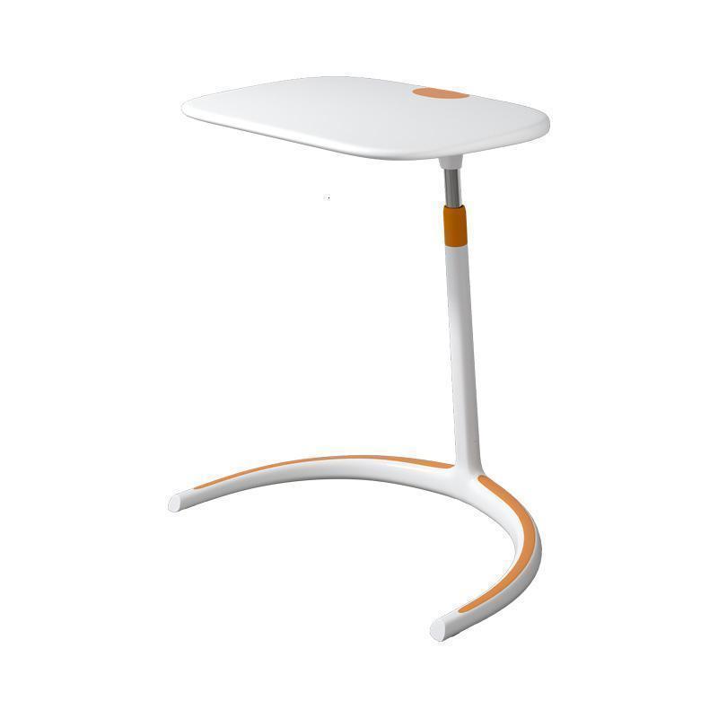 森美人简约现代沙发边几创意c型移动边桌茶几可升降网课小桌子高清大图