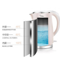 美的（Midea）电水壶MK-HJ1505a 304不锈钢无缝一体内胆 1.5L 防干烧自动断电家用电热水壶烧水壶电水壶