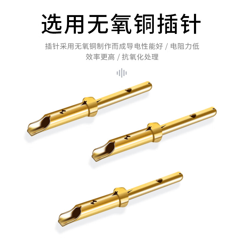 北山雀 DB25焊接头 2排25针公 串口并口焊线插头 3U镀金公头 2个装 HJ456 单位:组高清大图