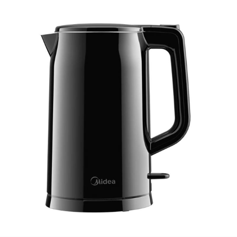 美的(Midea)电热水壶 1.7L家用大容量304不锈钢内胆 MK-AEK17S01