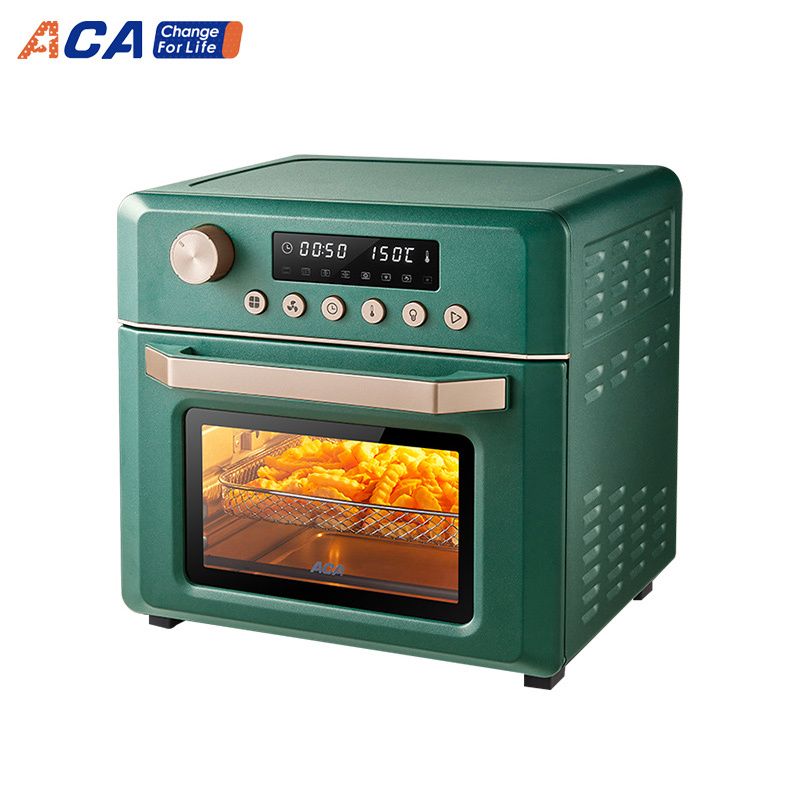 北美电器(ACA)空气炸烤箱ATO-EAF18A复古绿 家用多功能无油烟健康煎炸电烤箱空气炸锅 18L大容量 蛋糕烘培