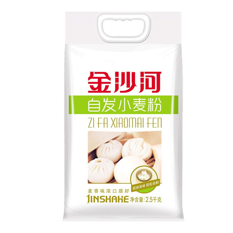 苏宁极物 金沙河小麦自发粉2.5KG