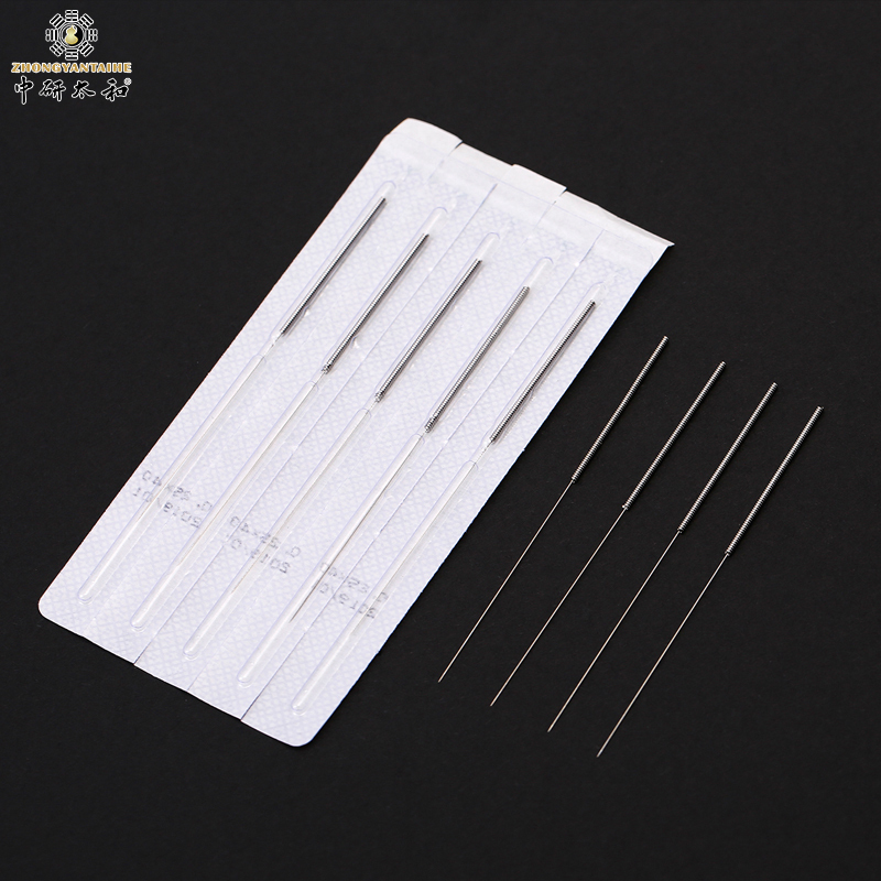 中研太和针灸针一次性针灸用针无菌毫针针炙非银针100支