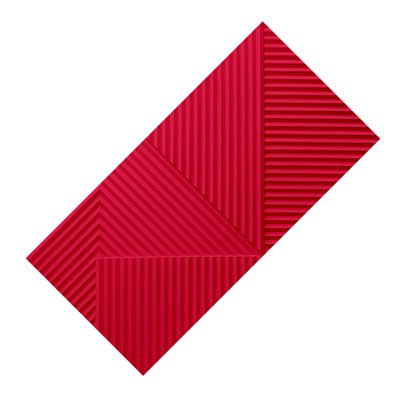 先围 墙面砖装饰板 600*1200*20mm大红色 片高清大图