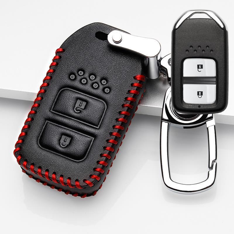 适用于本田xrv钥匙套真皮东风本田xrv钥匙套xrv车钥匙扣女钥匙包a款