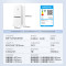美的(Midea)微晶系列冰箱547白色口感保鲜净味无缝全嵌十字四开门超薄大容量一级变频家用智能MR-547WUSPZE