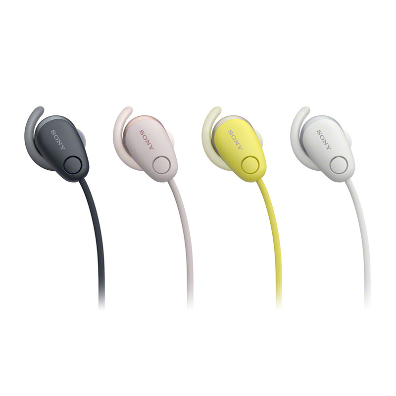 索尼(SONY) WI-SP600N 无线蓝牙运动跑步耳机 防水防汗降噪入耳式耳麦 重低音音乐运动耳 黑色
