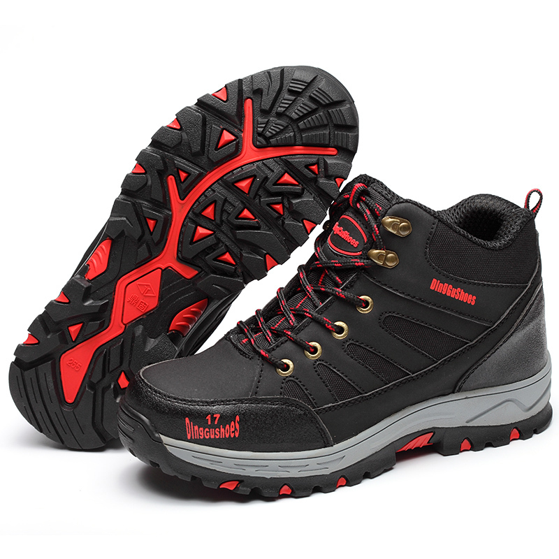 骆驼潮劳保鞋男士高帮夏季透气防砸防刺穿耐磨钢包头防臭轻便工地工作