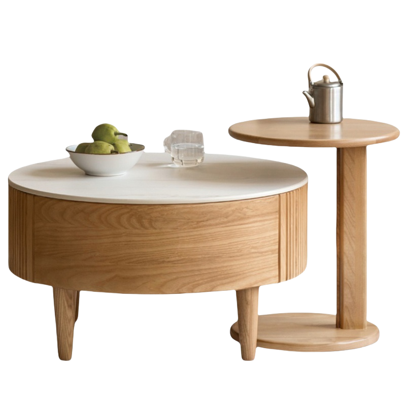 桃锦堂实木茶几高清大图