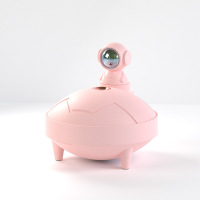 迷你太空人空气加湿器大雾量可爱卡通卧室家用雾化器LED氛围灯