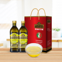 翡丽百瑞特级初榨橄榄油1L*2礼盒意大利进口优选系列
