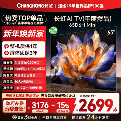长虹 电视65D6H Mini