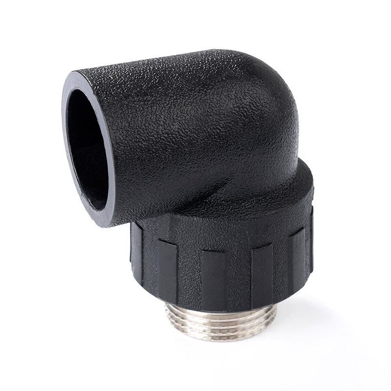 时速 PE外丝弯头 25x1/2" 个