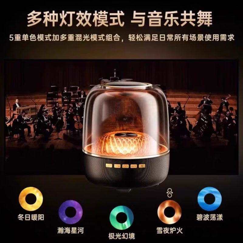 sayrelances塞尔兰斯琉璃蓝牙音箱SD-56高清大图
