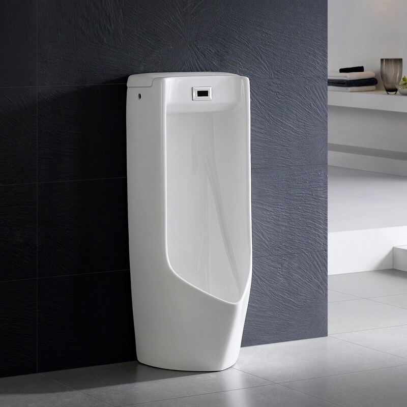 卫浴陶瓷立式感应小便斗小便池智能落地式小便器尿斗安心抵