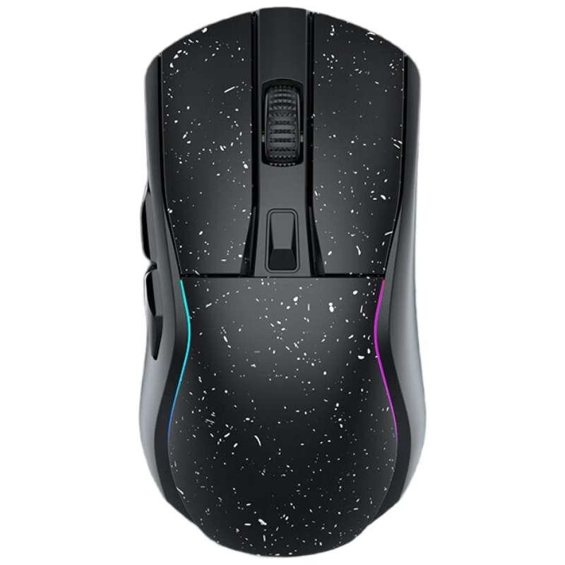 达尔优(dareu)A950星空版无线有线蓝牙三模电竞游戏鼠标适合中大手轻量化RGB充电带底座