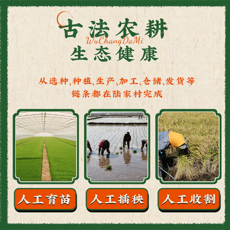 陆家村 欧盟有机大米5kg(1kg*5)高清大图