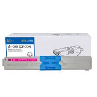 e代经典e- OKI C310红色粉盒适用C331DN C530dn/M561/C310dn墨粉盒彩色