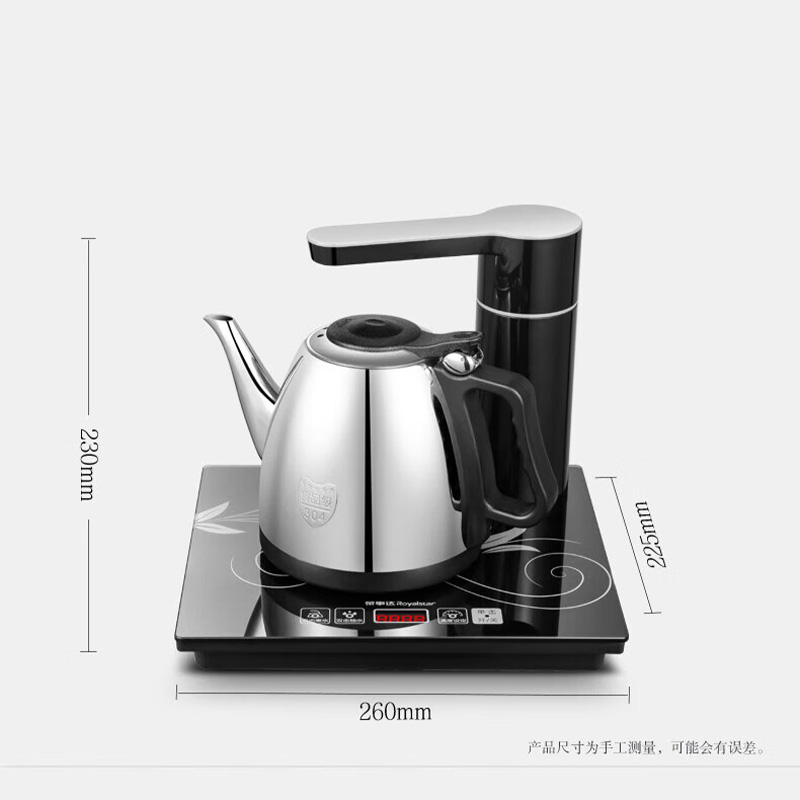 荣事达电热水壶0.8L电茶壶套装嵌入式茶台煮茶壶GM08T38A高清大图