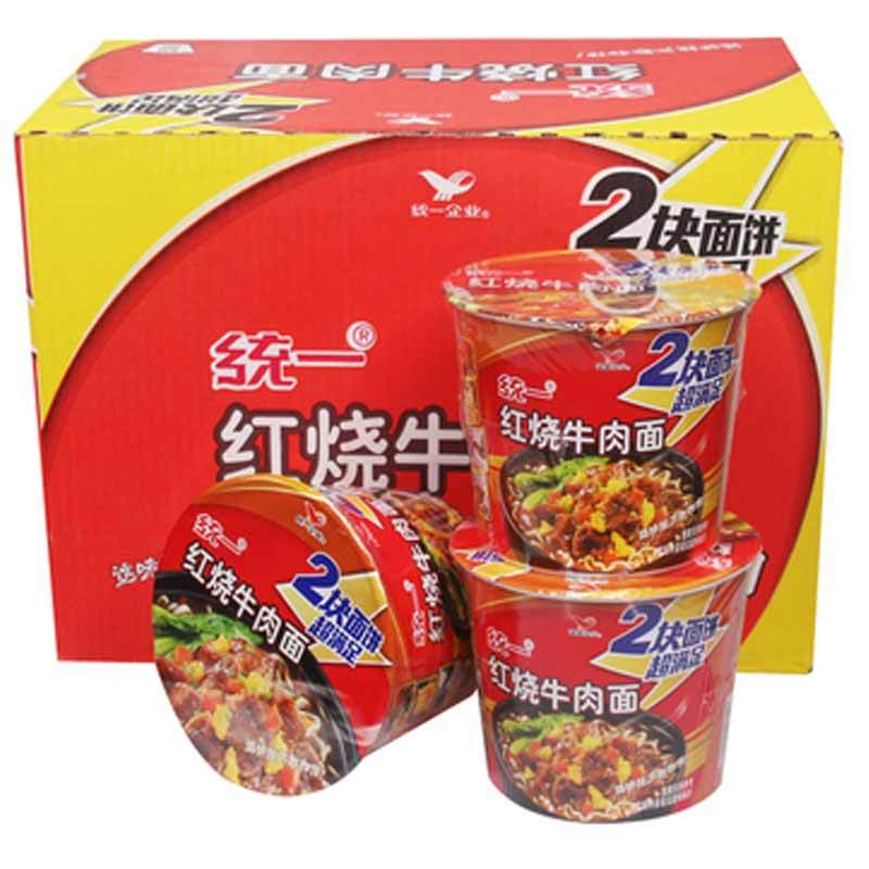统一 来一桶大桶方便面 12桶/箱
