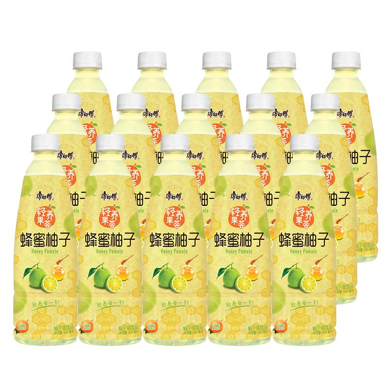 康师傅 蜂蜜柚子 柚子味饮品 500ml*15瓶