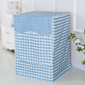 防水洗衣机罩全自动滚筒洗衣机套罩小天鹅通用 格调-蓝 波轮全自动洗衣机【上开口55*55*85cm】
