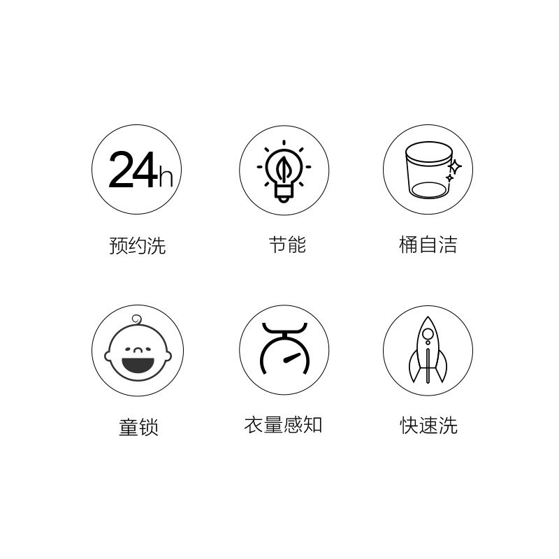 海尔(Haier)XQB70-BM1269 7公斤 全自动家用波轮洗衣机 变频节能 智能预约 水电双宽设计 1级能效
